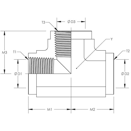 Female Pipe Tee Stainless Steel